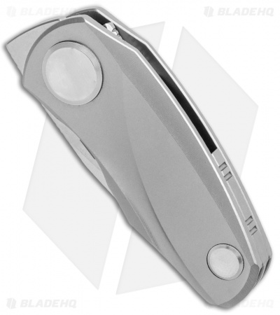 Bestech Knives Tulip Frame Lock Flipper Knife Gray Ti (1.34" SW) BT1913A