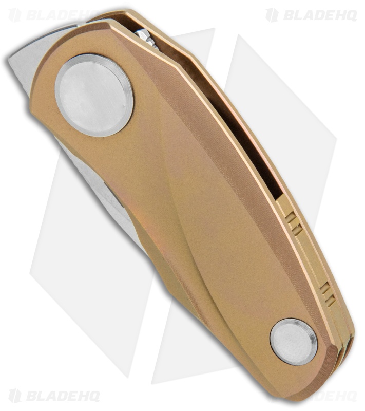 Bestech Knives Tulip Frame Lock Flipper Knife Pink Ti (1.34" SW) BT1913D