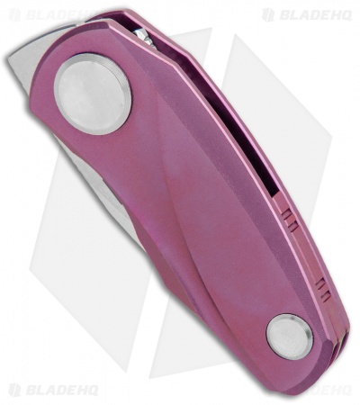 Bestech Knives Tulip Frame Lock Flipper Knife Purple Ti (1.34" SW) BT1913C