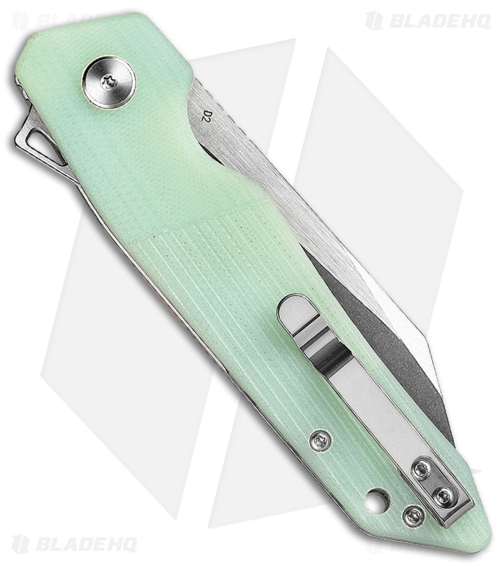 Bestech Knives Barracuda Liner Lock Knife Jade G-10 (3.5" SW) BTKG15D1