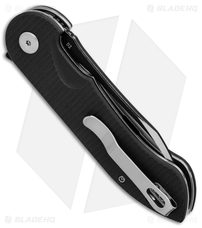 Bestech Knives Torpedo Liner Lock Knife Black G-10 (3.13" Two-Tone) BG17A-2