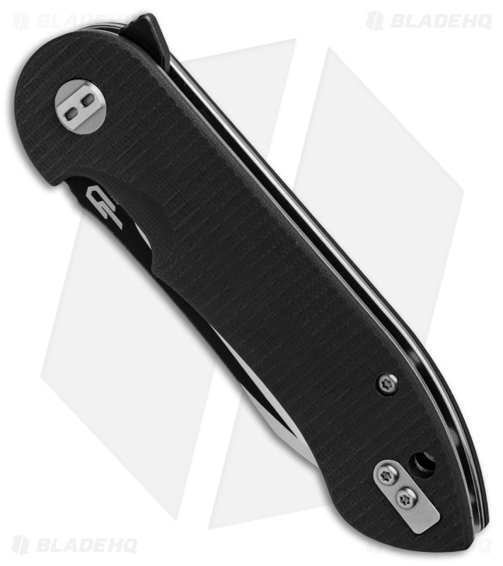 Bestech Knives Torpedo Liner Lock Knife Black G-10 (3.13" Two-Tone) BG17A-2