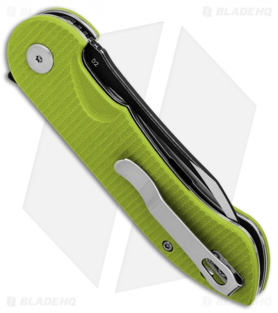 Bestech Knives Torpedo Liner Lock Knife Green G-10 (3.13" Two-Tone) BG17C-2