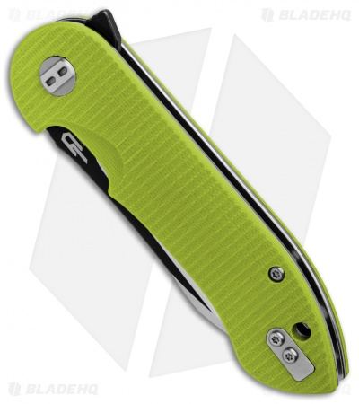 Bestech Knives Torpedo Liner Lock Knife Green G-10 (3.13" Two-Tone) BG17C-2