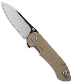 Bestech Knives Torpedo Liner Lock Knife Tan G-10 (3.13" Two-Tone) BG17B-2