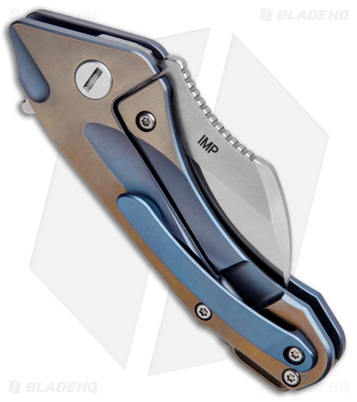 Bestech Knives Imp Frame Lock Knife Bronze Titanium (1.6" Satin) 1710B