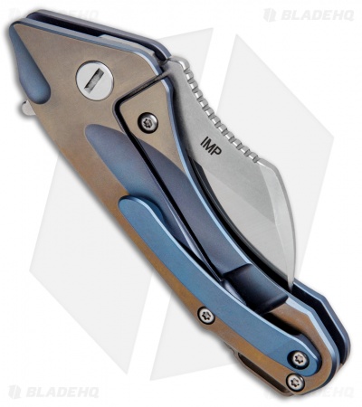 Bestech Knives Imp Frame Lock Knife Bronze Titanium (1.6" Satin) 1710B
