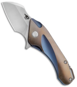 Bestech Knives Imp Frame Lock Knife Bronze Titanium (1.6" Satin) 1710B