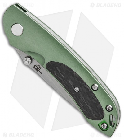 Bestech Knives Junzi Slip Joint Green Titanium (2.75" Bead Blast) BT1809C