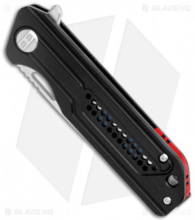 Bestech Knives Circuit Liner Lock Knife Black G-10 (3.25" Satin) BG35A-1