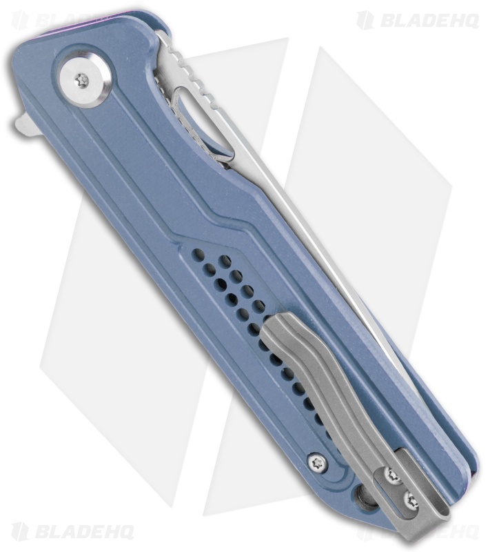 Bestech Knives Circuit Liner Lock Knife Blue G-10 (3.25" Satin) BG35B-1