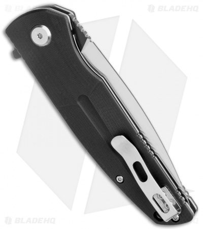 Bestech Knives Fin Liner Lock Knife Black G-10 (3.6" Two-Tone 14C28N)