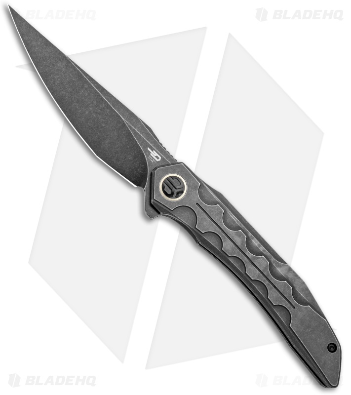 Bestech Knives Samari Knife Black SW Ti + M390 - Blade HQ