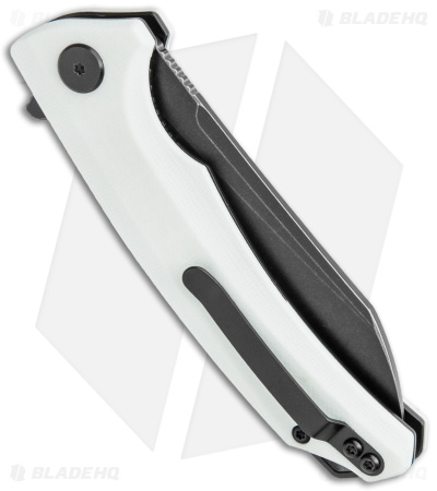 Bestech Knives Texel Liner Lock Knife White G-10 (3.25" Black) BG21E