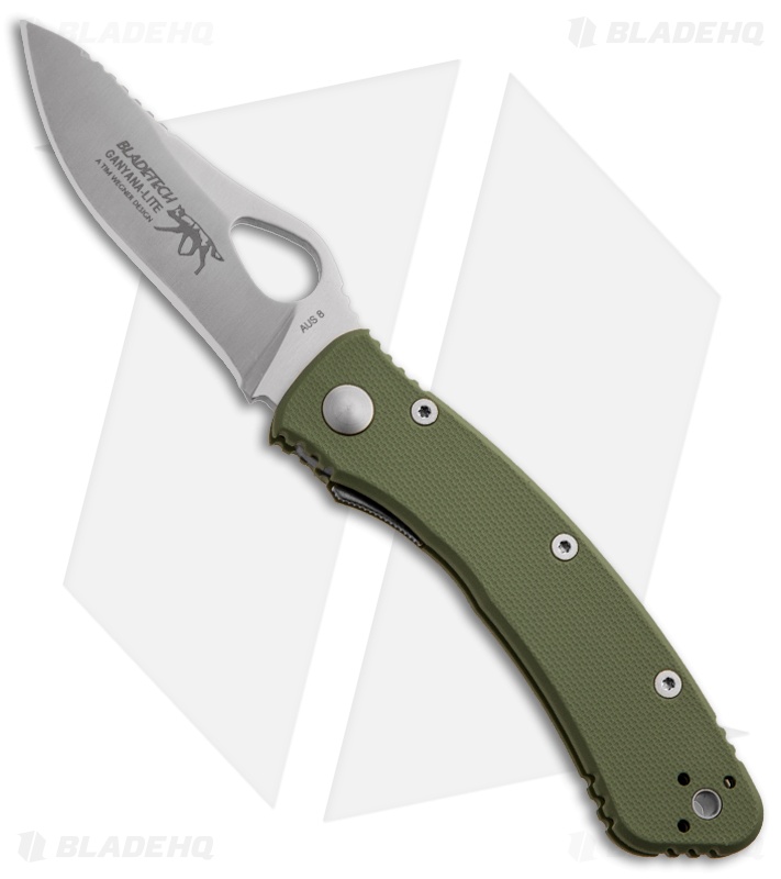 Blade-Tech Ganyana Lite Liner Lock Knife Green FRN (2.75" Satin)