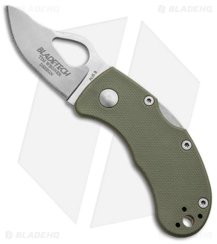Blade-Tech Mouse-Lite Lock Back Knife Green FRN (1.94" Satin)
