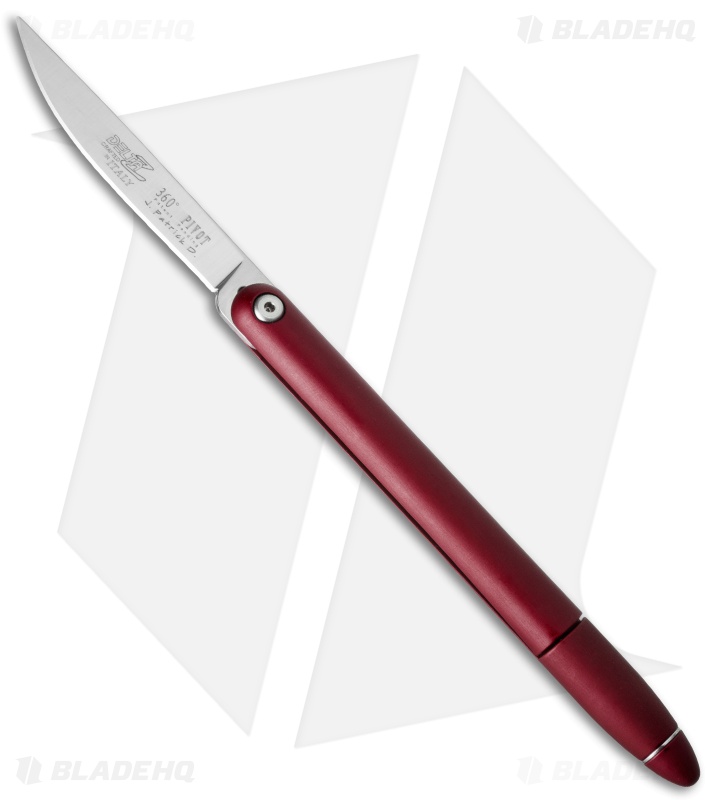 Delta Z 360° Pivot Pen Knife Burgandy (3.00" Satin) Z-1401-AR
