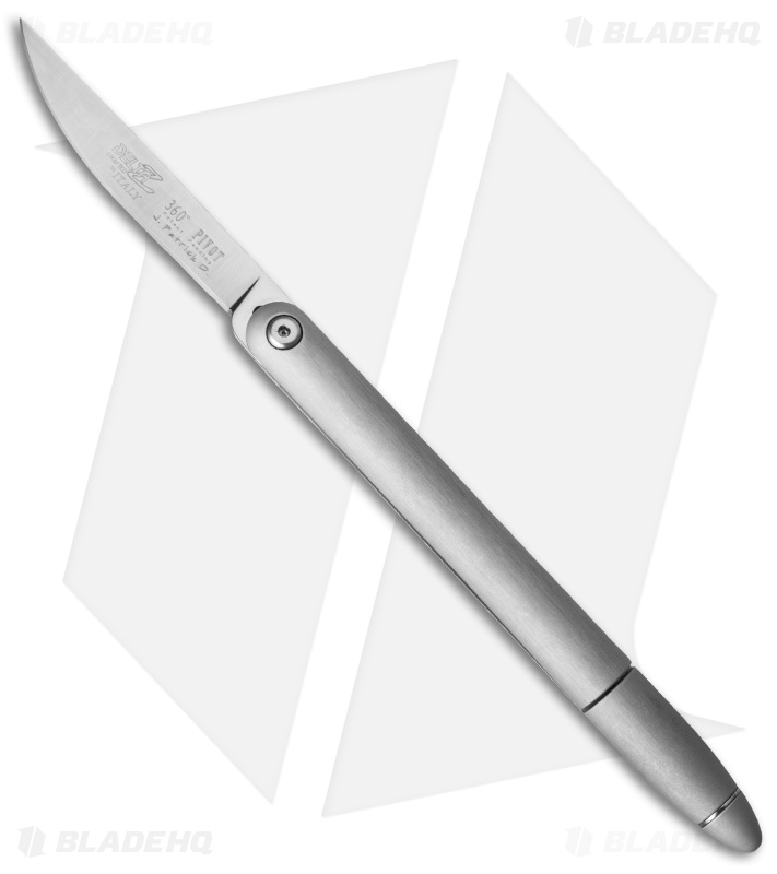 Delta Z 360° Pivot Pen Knife Silver (3.00" Satin) Z-1401-AS