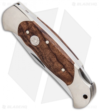 Boker Jager Gold Scout Folding Lockback Knife Walnut Wood (3.13" Satin) 112086