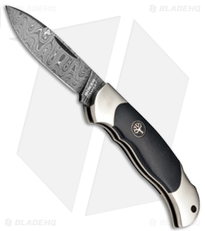Boker Junior Scout Spear Point Lockback Knife Ironwood (2.6" Damascus)
