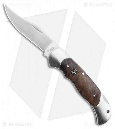 Boker Optima Folding Lockback Knife Walnut Set 1 (3.6" Satin)  113113 