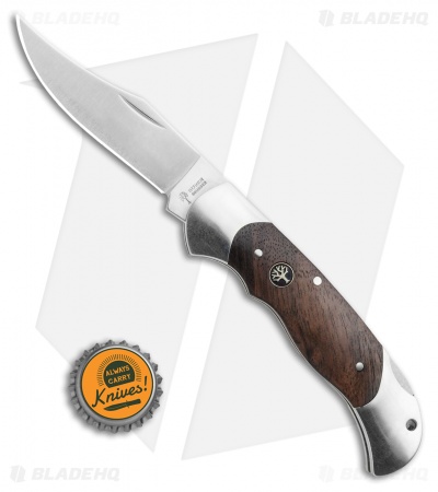 Boker Optima Folding Lockback Knife Walnut Set 1 (3.6" Satin)  113113 