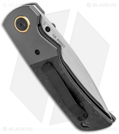 Boker Plus Gulo Pro Liner Lock Knife Black  CF (3.6" Satin)
