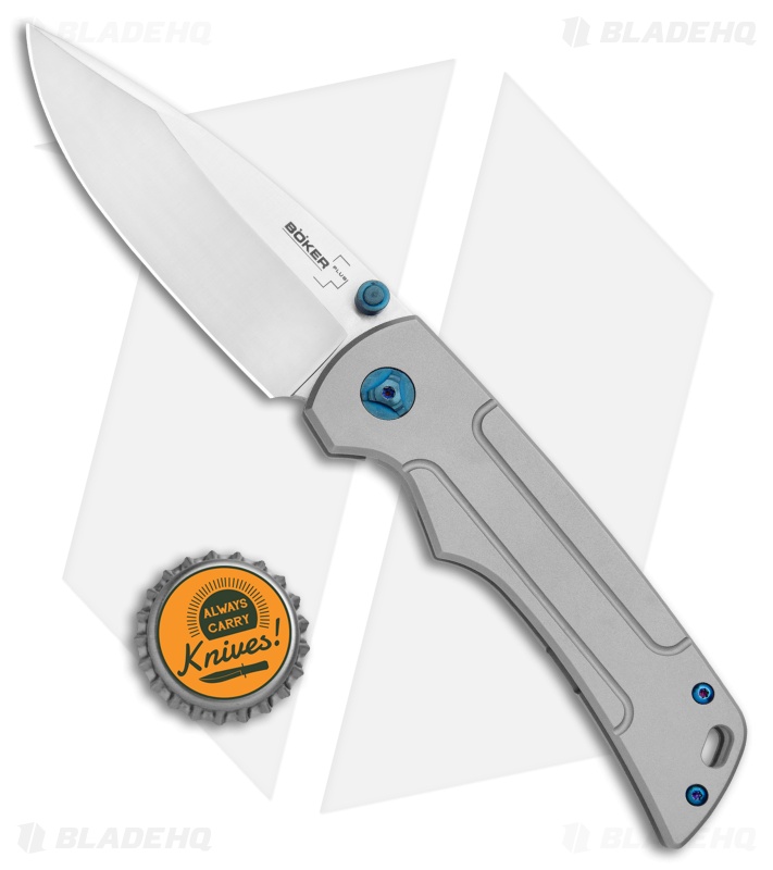 Boker Plus Gulo Pro Frame Lock Knife Stainless Steel (3.4" Satin D2) 01BO781