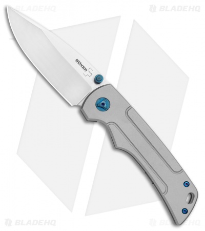 Boker Plus Gulo Pro Frame Lock Knife Stainless Steel (3.4" Satin D2) 01BO781