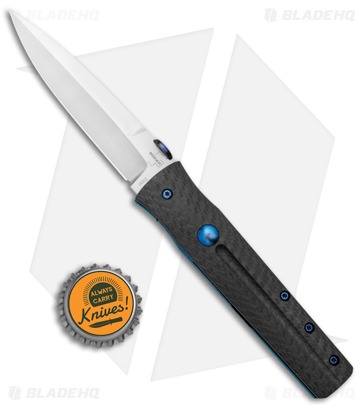 Boker Plus Icepick Dagger Knife Black Carbon Fiber (3.1" Satin)