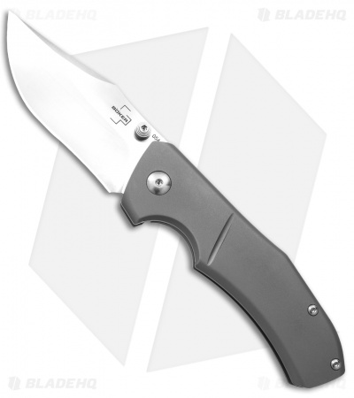 Boker Plus Jive Frame Lock Knife Titanium (3" Satin D2)