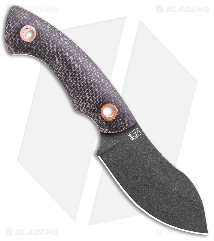 Boker Plus Nessmi Pro Fixed Blade Knife Black Micarta (2.75" Black D2)