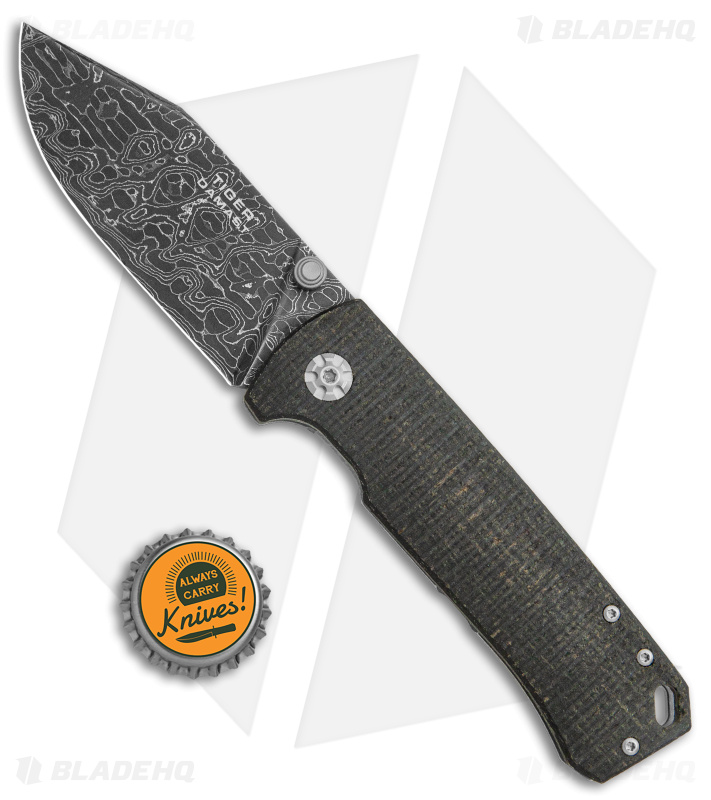 Boker Tiger - Frame Lock Knife | Micarta + Damascus| Blade HQ