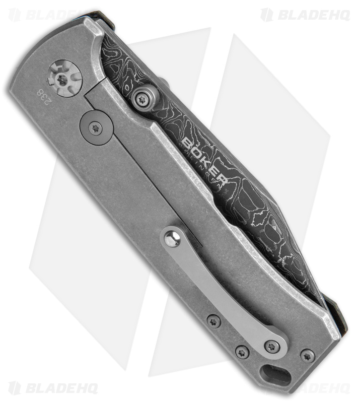Boker Tiger - Frame Lock Knife | Micarta + Damascus| Blade HQ