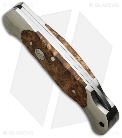 Boker Scout Lock Back Knife Amboina Wood (3.125" Damascus) 112032DAM