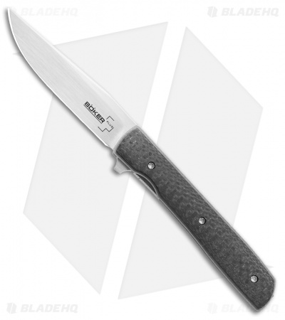 Boker Plus Urban Trapper Petite 42 Liner Lock Knife CF (2.75" Satin) 01BO783