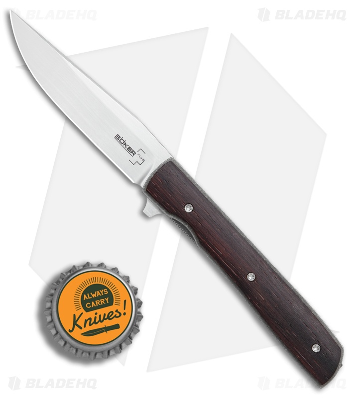 Boker Plus Urban Trapper Petite Flipper Knife Cocobolo (2.75" Satin) 01BO784