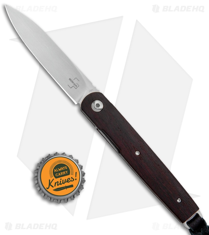 Boker Plus Kansei LRF Liner Lock Knife Cocobolo Wood (3" Satin) 01BO080