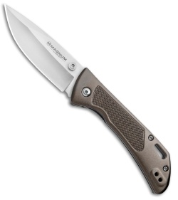 Boker Magnum Advance Checkering Bronze Liner Lock Knife Aluminum (3.1" Satin)