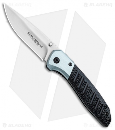 Boker Magnum Advance Pro EDC Thumb Stud Liner Lock Knife Aluminum (3.1" Satin)