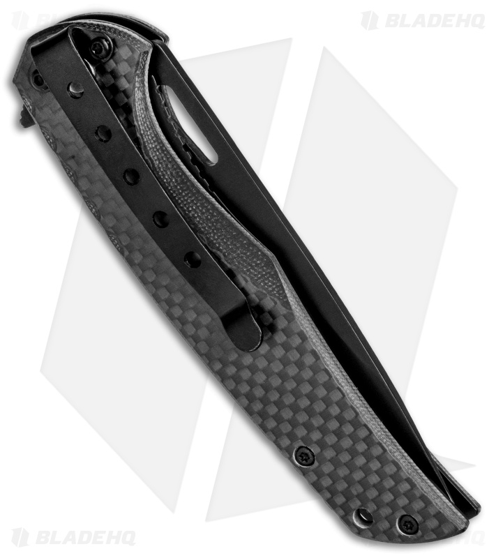 Boker Magnum Black Carbon Liner Lock Knife CF/G-10 (3.5" Black) 01RY703