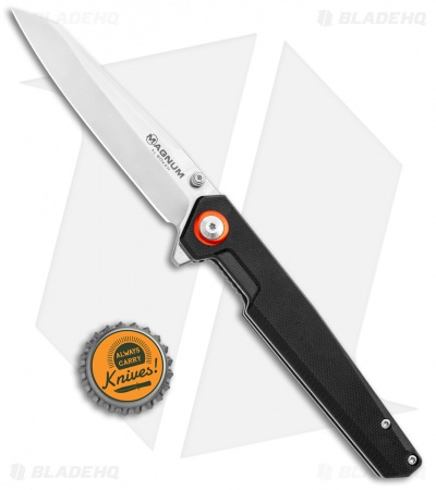 Boker Magnum Brachyptera Liner Lock Knife Black G-10 (3.5" Satin) 01SC076
