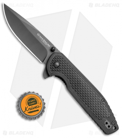 Boker Magnum Carbon Frame Lock Knife Carbon Fiber (3.25" Gray) 01RY701