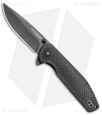 Boker Magnum Carbon Frame Lock Knife Carbon Fiber (3.25" Gray) 01RY701