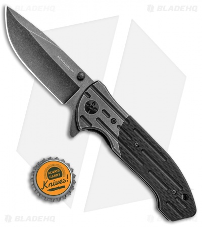 Boker Magnum Catilina Liner Lock Knife  Black G-10 (3.25" Black) 01MB721