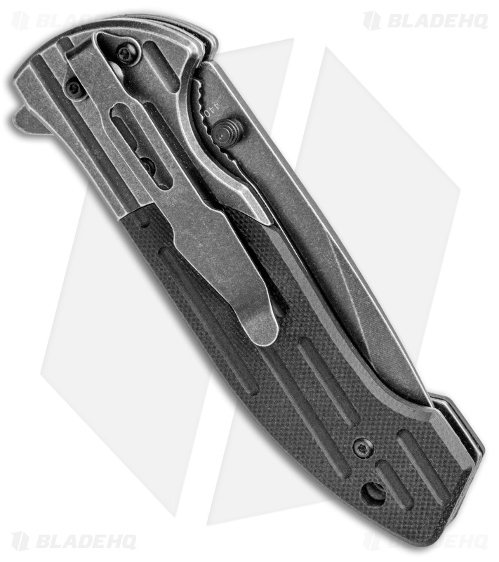 Boker Magnum Catilina Liner Lock Knife  Black G-10 (3.25" Black) 01MB721