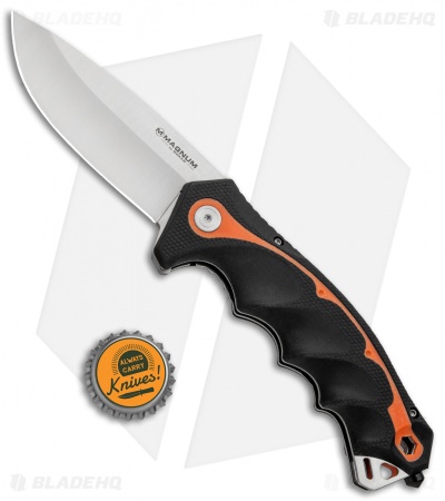 Boker Magnum Chainsaw Attendant Liner Lock Knife (3.6" Satin) 01RY294