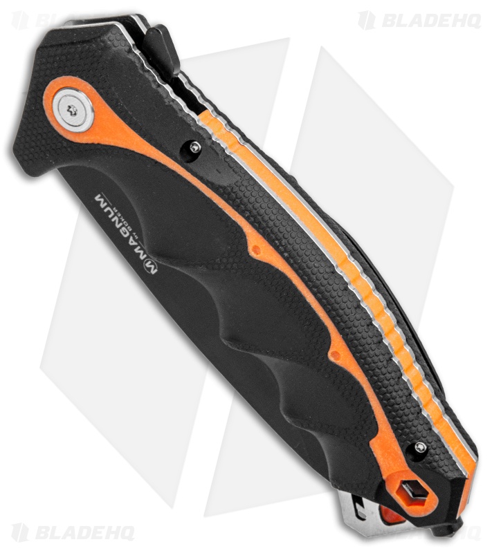 Boker Magnum Chainsaw Attendant Lock Knife (3.5" Black) 01RY293