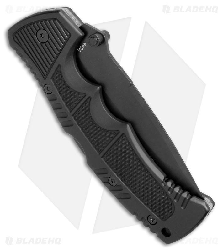 Boker Magnum Charlie Lockback Knife (3.75" Black Serr) 01MB712