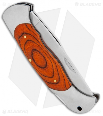 Boker Magnum Classic Hunter Slim Lockback Knife Wood (3.5" Satin) 01MB128